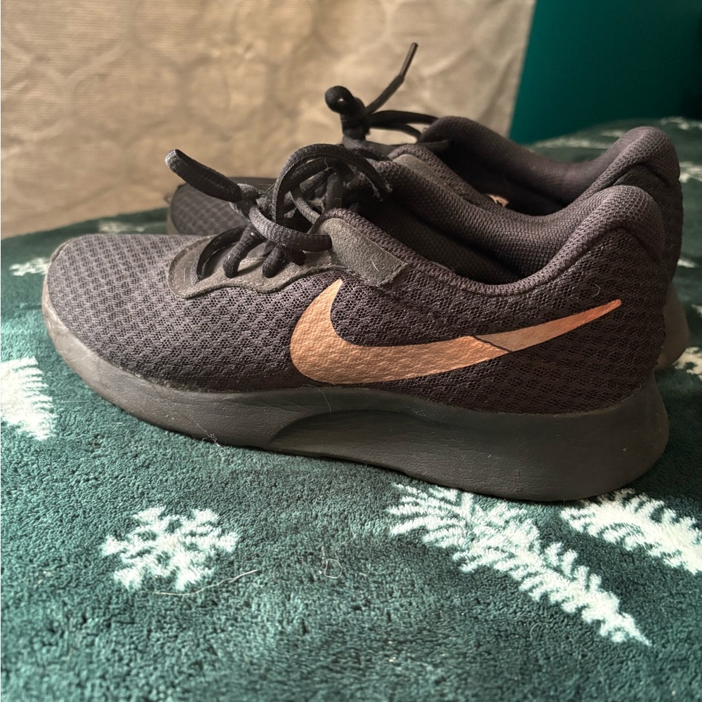 Nike Black and Copper Athletic Shoes